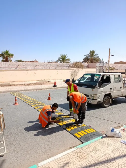Travaux de signalisation horizontale et verticale traçage et marquag des routee du route