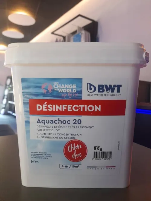 Chlore Choc - Aquachoc 20 - Désinfection- 5kg BWT