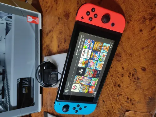 Nintendo Switch v2 2021 flashé (puce)