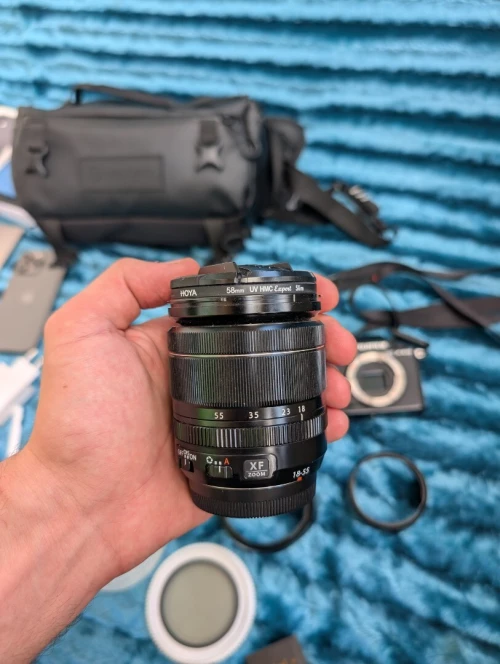 FUJIFILM X-S10 avec 2 objectifs et accessoires