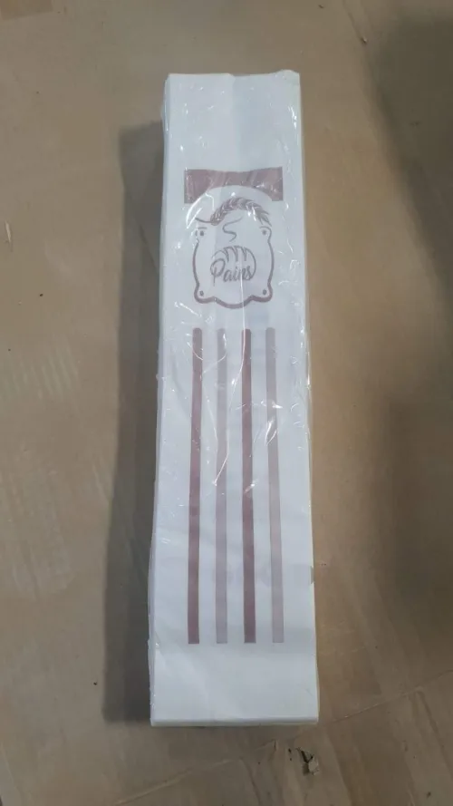 Sac en papier kraft  vergie (sac croissant-sandwich-burger-pain-pharmacie)