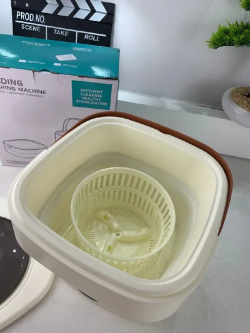 Mini Machine à Laver Pliable et Portable 3 Modes avec Fonction Déshydratation غسالة ملابس محمولة