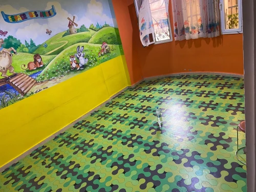 Creche aire de jeu روضة الأطفال gazon