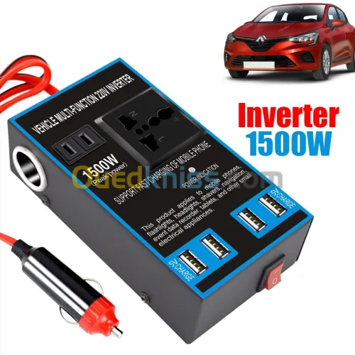 Convertisseur de Tensions pour voiture DC 12 V 24 V vers AC 110 V/220 V