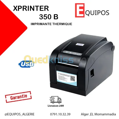 IMPRIMANTE THERMIQUE ÉTIQUETTE CODE BARRE AUTOCOLLANT XPRINTER 350B