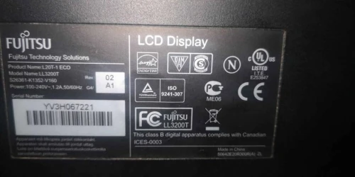 Écran FUJITSU - VGA 60Hz