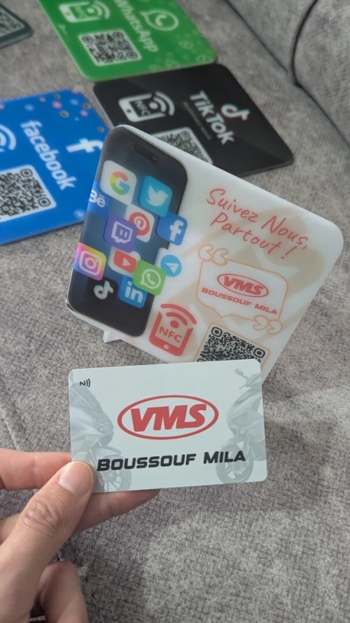 plaques et cartes NFC