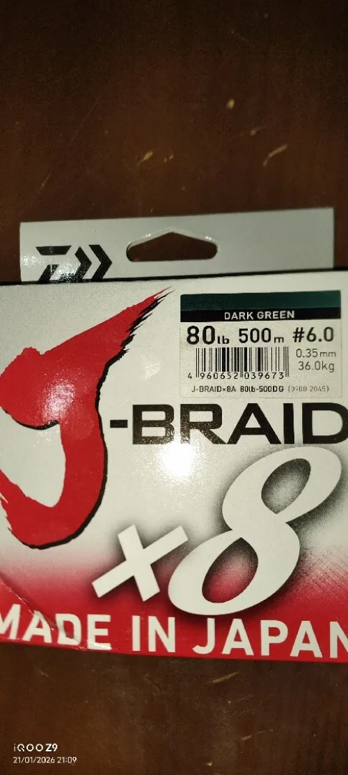 Tresse Daiwa j-braid x8