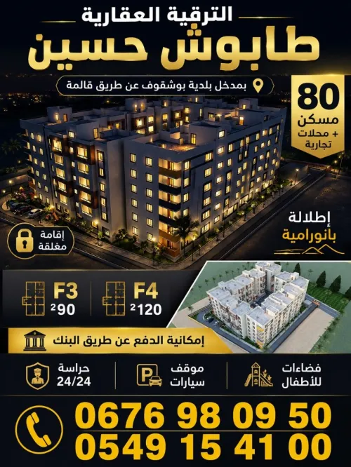 Vente Appartement F3 F4 Guelma Bouchegouf