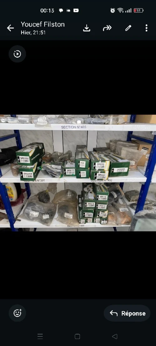 Vente lots de pièces de rechange NISSAN