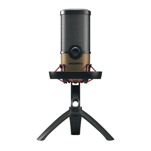 Microphone gaming Cherry UM 9.0 Pro, USB, RGB, pour PC, PS5, PS4, Mac, idéal pour le streaming, les podcasts et voice-overs