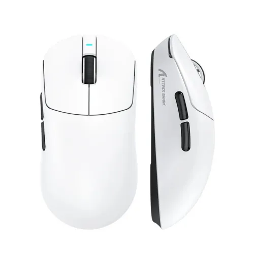 SOURIS ATTACK SHARK X8 ULTIMATE BLANC - Souris gaming sans fil, Tri-mode Lightweight