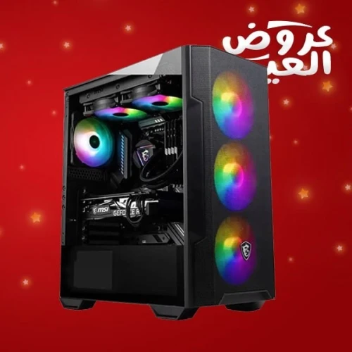 PROMO EID EL-ADHA CONFIG PC GAMER RAPTOR INTEL I5 12400F / WATER COOLING ARGB / 16GB (2x8GB) DDR4 3200 MHZ / B760 / 240GB SSD / RTX 5060 8GB / 500W / 4X RGB FANS