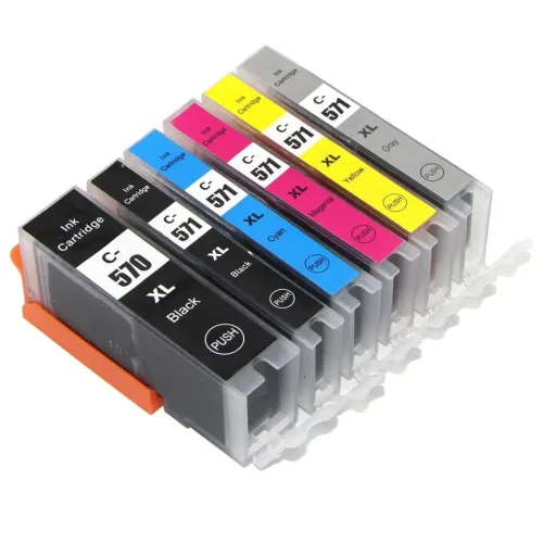 CARTOUCHE Pack multiple 4 couleurs Canon PGI-570BK / CLI-571 BK/C/M/Y