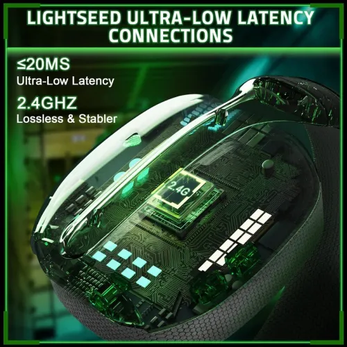 CASQUE GAMING ATTACK SHARK L80PRO WIRELESS WHITE - 3 MODES (2,4 GHz/BLUETOOTH /FILAIRE) POUR PC/PS/XBOX