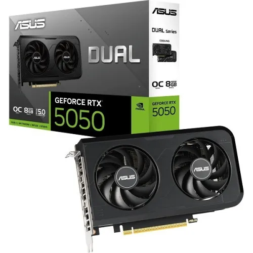 CARTE GRAPHIQUE ASUS DUAL GEFORCE RTX 5050 8GB OC