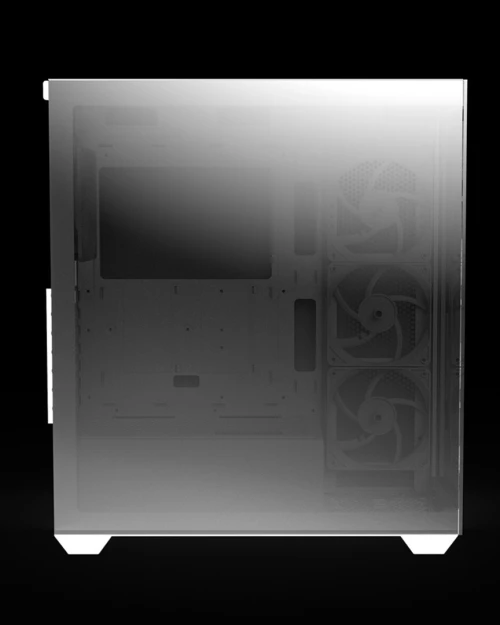 PROMO BOITIER PC GAMING RAIDMAX INFINITA i800 CHROME, 4 Ventilateurs, ARGB
