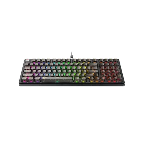 CLAVIER GAMING MÉCANIQUE HAVIT KB875L - RGB Backlit, Red Switches, 98 Keys