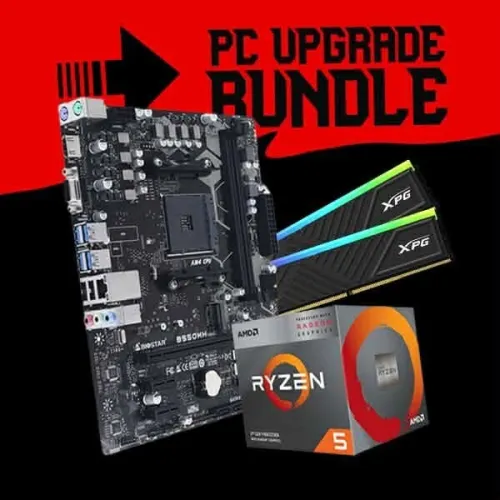 PROMO RAMADAN KIT UPGRADE PROCESSEUR AMD RYZEN5 3400G, CARTE MERE BIOSTAR B550M + Mémoire RAM XPG SPECTRIX D35G RGB 16GB (2x8GB) DDR4 3200MHZ
