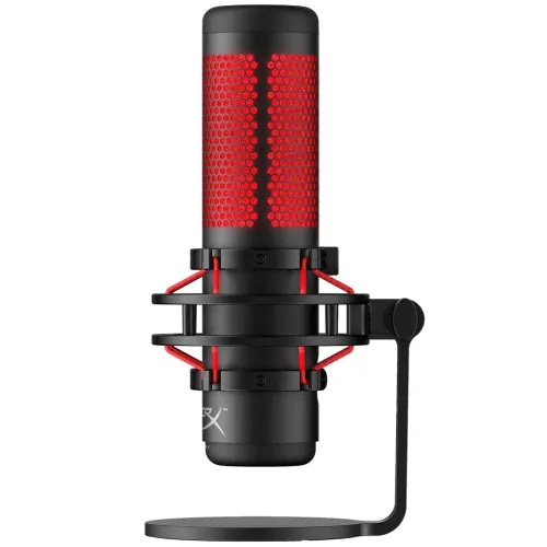 Microphone gaming HyperX QuadCast, USB, pour PC, Mac, PS4, PS5, idéal pour les podcasts, Twitch, YouTube et Discord