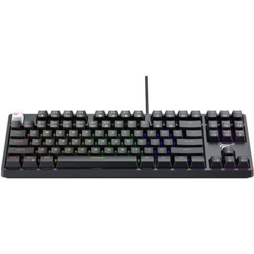 PROMO CLAVIER GAMING MÉCANIQUE HAVIT KB890L - RGB Backlit, Blue Switches, 87 Keys