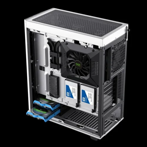 PROMO BOITIER PC GAMING mid-tower GAMEMAX Precision 2 BLANC, avec ventilateurs ARGB