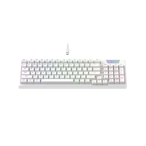 CLAVIER GAMING MÉCANIQUE HAVIT KB885L - RGB Backlit, Red Switches, 95 Keys