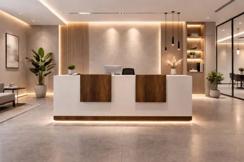 Comptoir de réception , Front desk