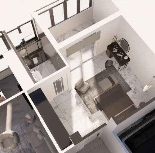 Conception 2D et 3D design intérieur sur mesure cuisine meuble  -Valorisez vos espaces en Algérie 