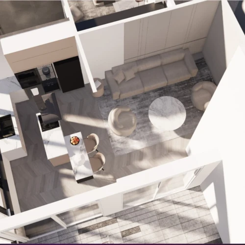 Étude de rénovation intérieure تصميم منازل تصميم داخلي interior design Architecte