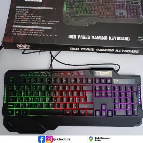 Clavier Gamer RGB Adr 1309G