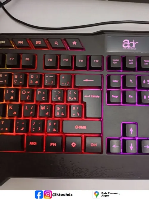 Clavier Gamer RGB Adr 1309G