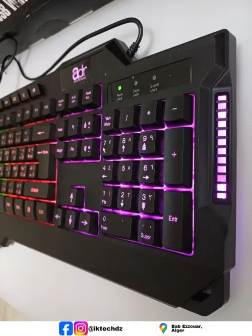 Clavier Gamer RGB Adr 1309G