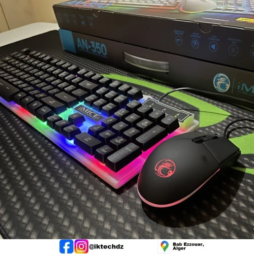 Clavier et Souris RGB Gamer iMice AN-350