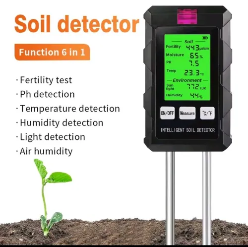 Testeur de sol 6 in 1 / قياس حالة التربة