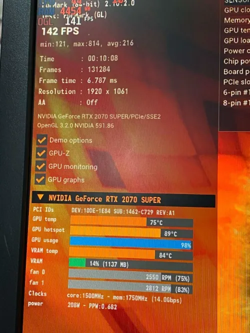 RTX 2070 SUPER 8GB MSI VENTUS