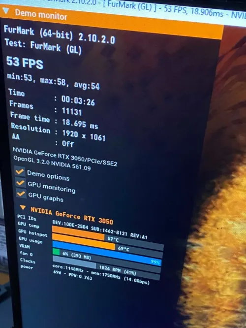 RTX 3050 6GB MSI