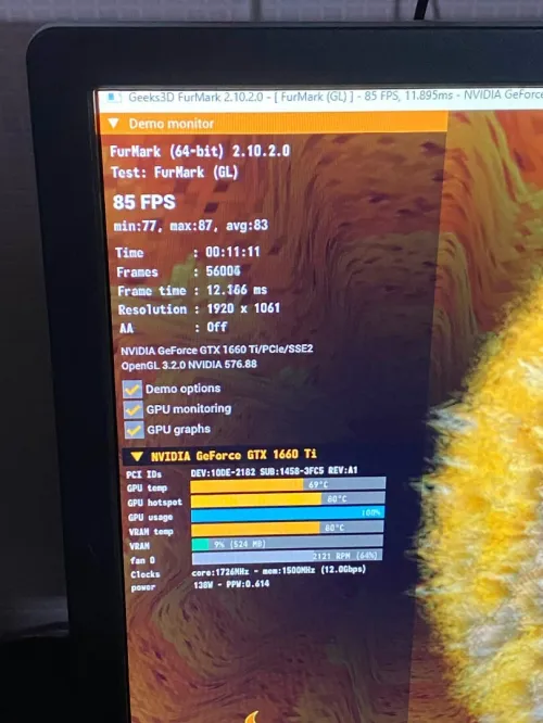 GTX 1660 TI 6GB GIGABYTE