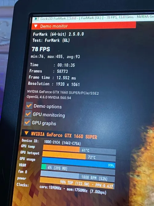 GTX 1660 SUPER 6 GB MSI VENTUS XS OC