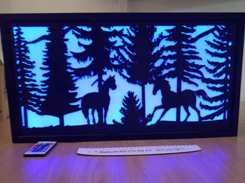 Cadre 3D RGB led