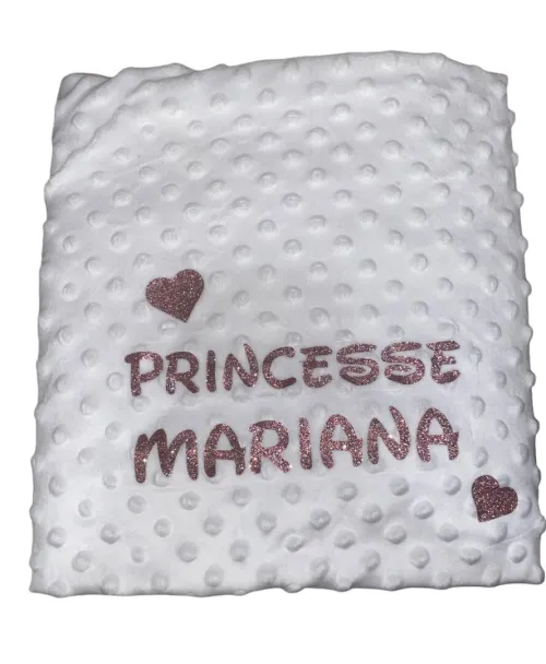 Couverture pour bébé avec prénom 
