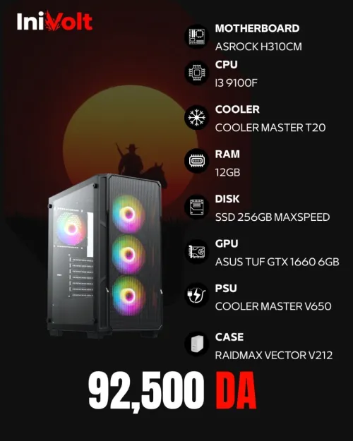 CONFIG PC GAMER ( PROMO ) - I3 9100F - GTX 1660 6GB