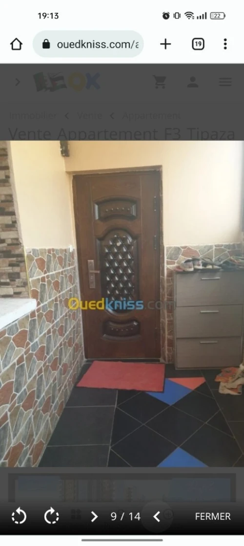 Location Appartement F3 Tipaza Kolea