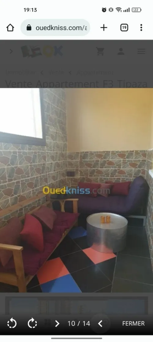 Location Appartement F3 Tipaza Kolea
