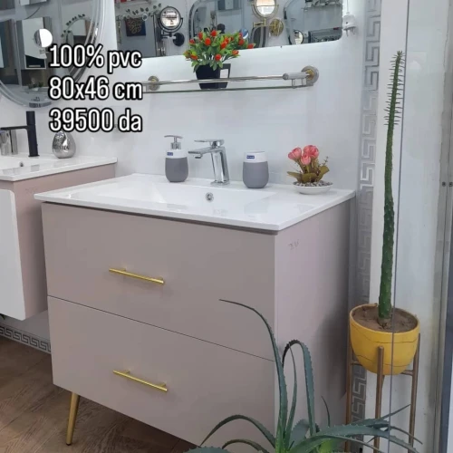 Meuble salle de bain pvc