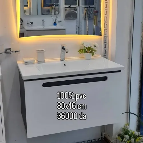 Meuble salle de bain pvc