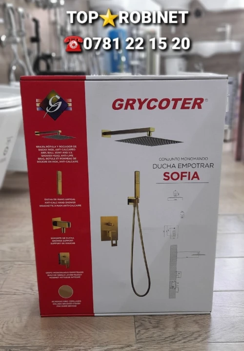 Ensemble de douche encastrable 