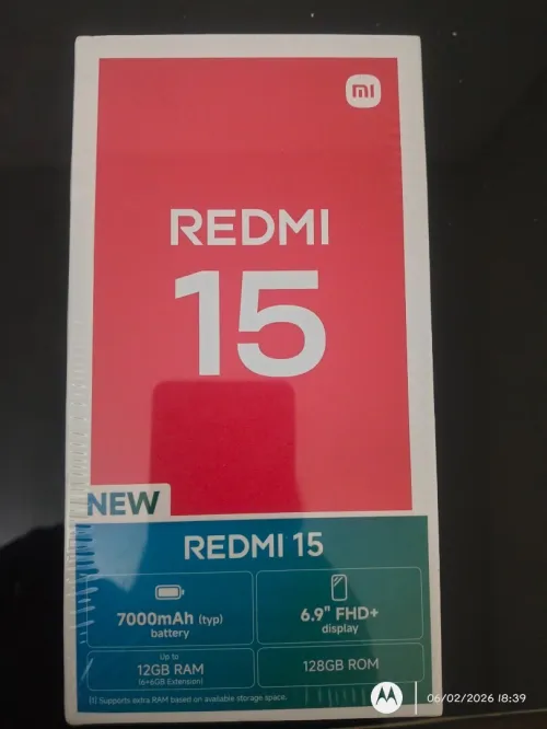 Xiaomi redmi 15 7000 mah