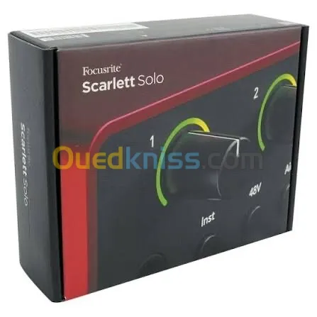 interface audio Focusrite Scarlett Solo 4ème Génération
