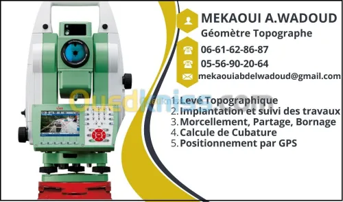 Services Topographiques Complets et Précis pour Tous Vos Projets 